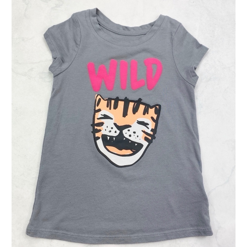[Cat & Jack] Gray Graphic Tee
